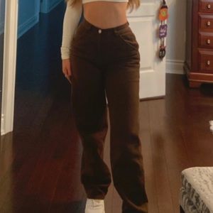 Garage cargo brown pants